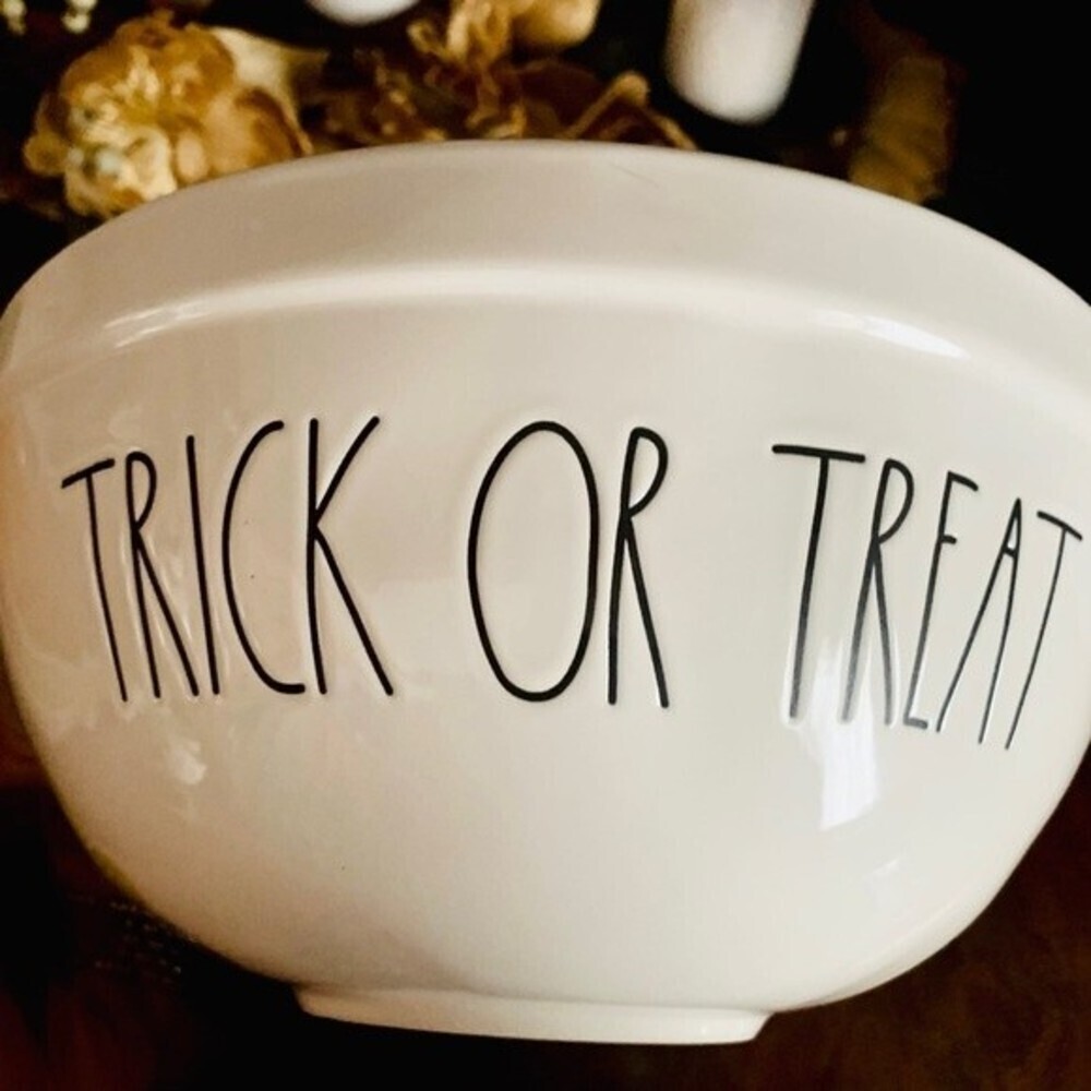 Rae Dunn Bowl Trick or Treat LL Halloween  Mixing Bowl Kitchen Home - Picture 4 of 10